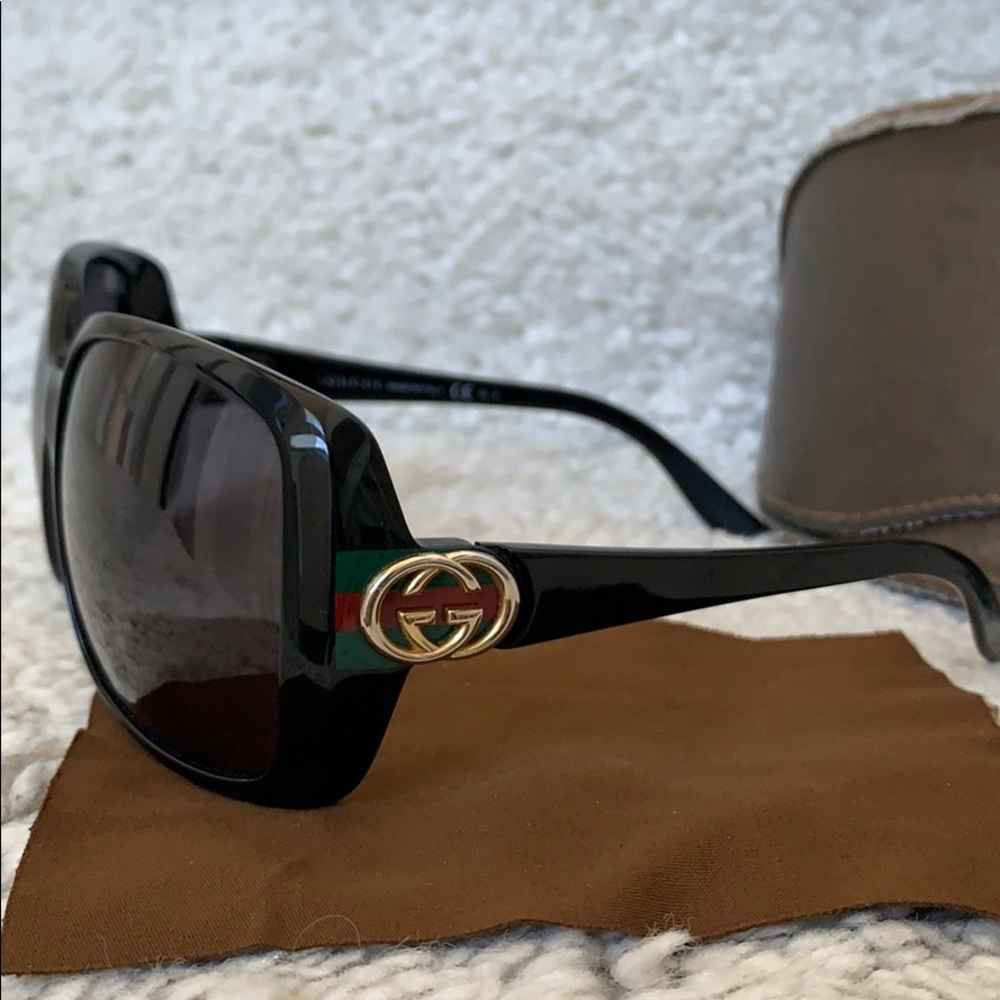 Authentic Gucci Sunglasses GG3166/S D283H Black
